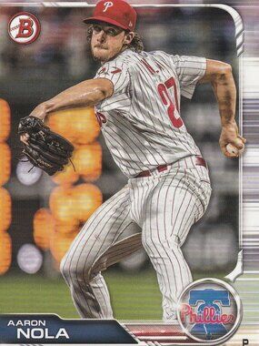 Aaron Nola - 2019 Topps/Bowman MLB Baseball Card